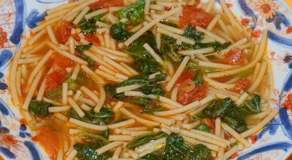Pasta con i tenerumi